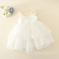 Vêtements pour enfants belle robe de princesse blanche vêtements pour bébé fille bonne qualité robe de vêtements pour petite fille